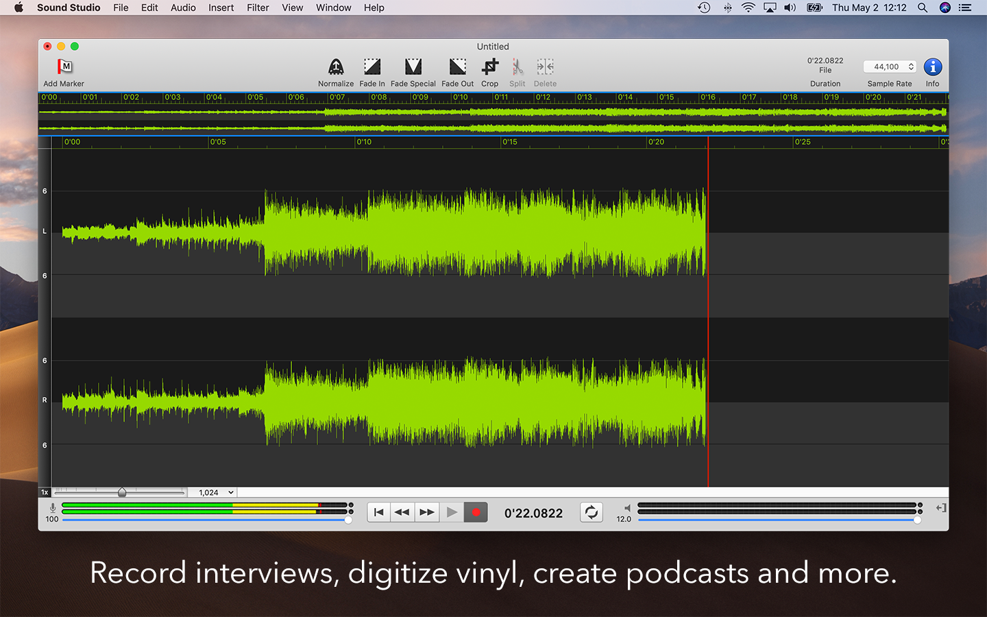 audio editing software for mac free download